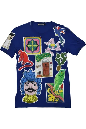 Dolce & Gabbana T-shirt Uomo Cotone Mod. G8FV4TG7FYLS9000