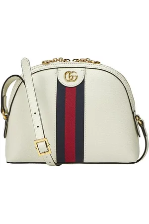 Gucci Borsa Ophidia Bianca Pelle e Sherry Modello 719881 DJ2DG 8454