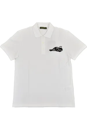 VALENTINO Polo Bianca Uomo Cotone Logo Mod.MV0MH01M47C0BO