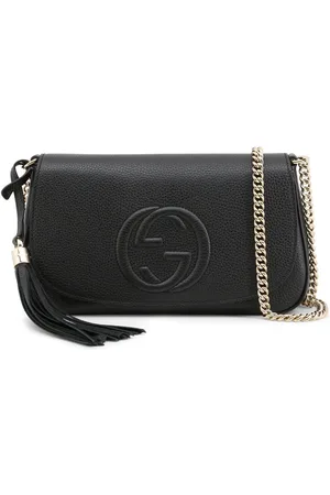 Gucci Borsa Soho Donna Logo Pelle Cellarius Modello 536224 A7M0G 1000