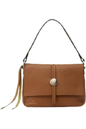 CUOIERIA FIORENTINA BORSA IRIS SMALL FLAP BAG DOLLARO DOUBLE