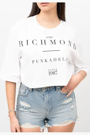 John Richmond T-SHIRT T-SHIRT (CROPPED OVER)