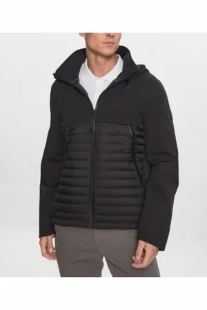 Calvin Klein Giubbotto QUILTED MIX MEDIA JACKET H00D