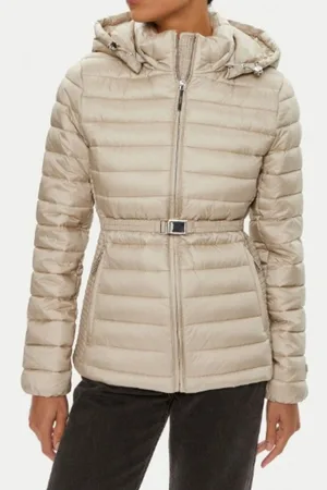 Calvin Klein Giubbotto LW PADDED WAIST SHOCKING JACKE