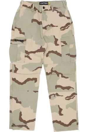 IUTER Pantalone Lungo Uomo Cargo Canvas