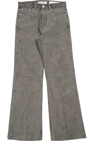 OUR LEGACY Moto Cut in Olive Pigment Coated Weave