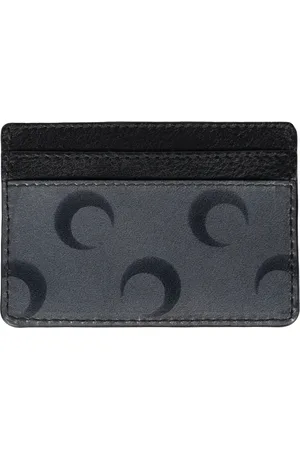Marine Serre Moon Card Holder in Grey
