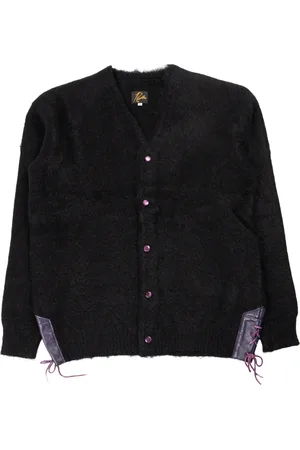 Pins & Needles EP Mohair Cardigan in Black