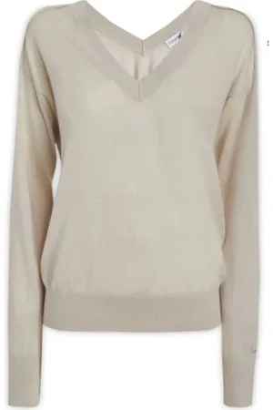Calvin Klein MAGLIA LYOCELL WOOL V-NECK SWEATER