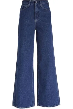 Calvin Klein Jeans HR WIDE - ARCHIVE BLUE RINSE