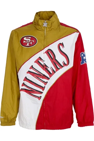 Mitchell & Ness Giacca a Vento Uomo Nfl Arched Retro Lined Windbreaker Saf49e