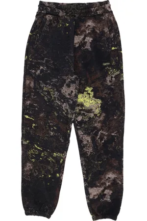 DOLLY NOIRE Pantalone Tuta Felpato Uomo Leshen Dark Chemical Sweatpants
