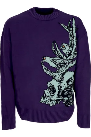 DOLLY NOIRE Maglione Uomo Druid Skull Sweater