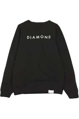 Diamond Supply Felpa Girocollo Uomo Futura Crew Black/white