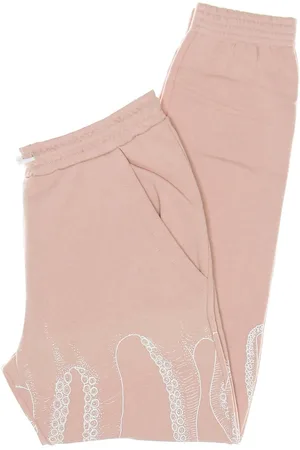 Octopus Pantalone Tuta Felpato Donna W Sweatpants White/pink