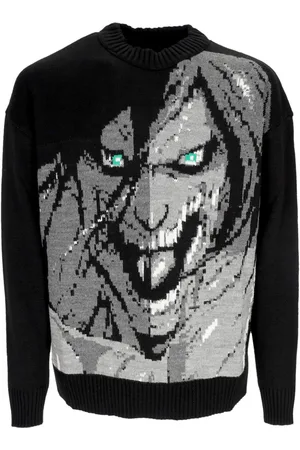 DOLLY NOIRE Maglione Uomo Attack Titan Sweater X Attack On Titan