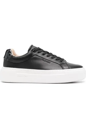 Calvin Klein Sneakers flatform in pelle