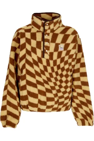 Obey Giubbotto Pile Infilabile Donna Wavy Pop Over Jacket