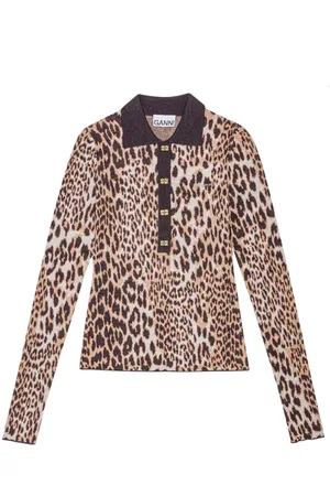 Ganni T-shirt e Polo Marrone