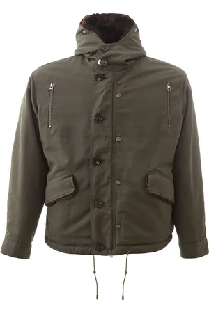 LARDINI Parka con Eco Pelliccia interna
