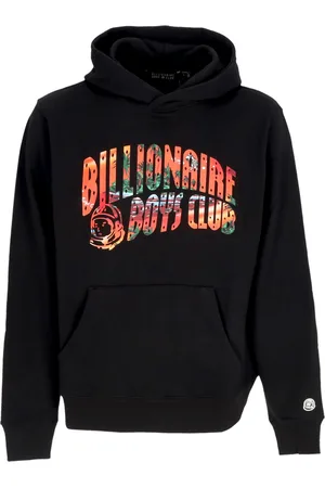 Billionaire Boys Club Felpa Leggera Cappuccio Uomo Tropical Island Fill Arch Logo Popover Hoodie