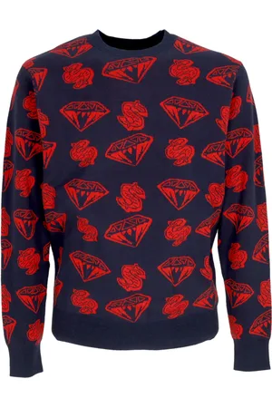Billionaire Boys Club Maglione Uomo Diamonds & Dollars Knitted Jumper