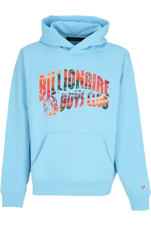 Billionaire Boys Club Felpa Leggera Cappuccio Uomo Tropical Island Fill Arch Logo Popover Hoodie