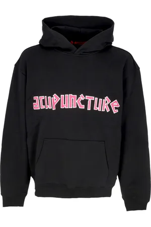 Acupuncture Felpa Leggera Cappuccio Uomo Flying Emblem Hoodie Black