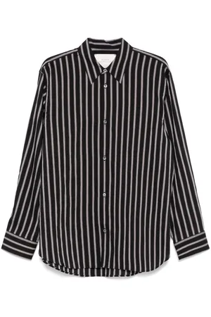 STUDIO NICHOLSON Camicia in popline di cotone