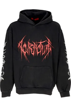 Acupuncture Felpa Leggera Cappuccio Uomo Thunderstroke Hoodie Black