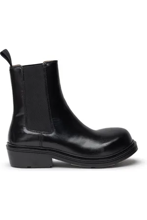 Bottega Veneta Stivaletto Fireman in pelle spazzolata