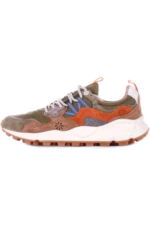 Flower Mountain Sneakers Marrone verde