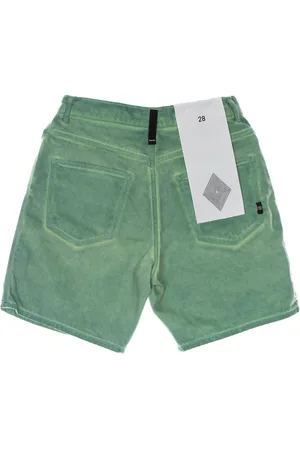 AMISH Jeans Corto Uomo Bermuda Bernie Bull Spray Dyed