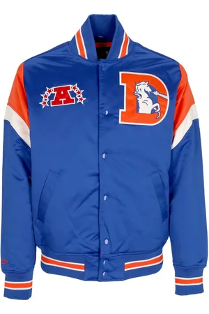 Mitchell & Ness Giubbotto Bomber Uomo Nfl Heavyweight Satin Jacket Denbro