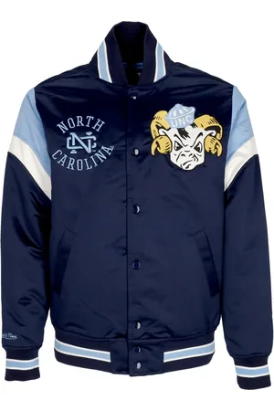 Mitchell & Ness Giubbotto Bomber Uomo Ncaa Heavyweight Satin Jacket Unchee