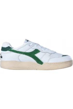 Diadora Adulto unisex HERITAGE_B560_USED_BIANCO/VERDE