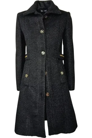 CRISTINAEFFE Cappotto Donna Cappotto con chiusura a bottoni-tasche laterali-Dettagli in oro