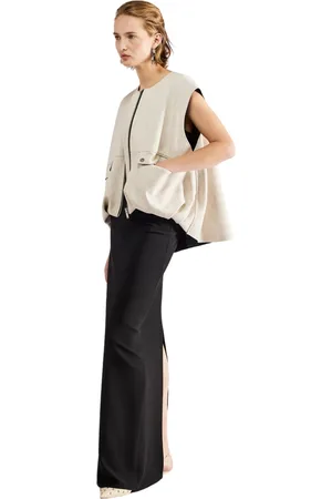 ERIKA CAVALLINI Gilet Donna fondo assimetrico