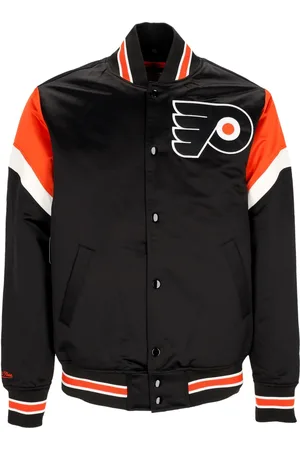 Mitchell & Ness Giubbotto Bomber Uomo Nhl Heavyweight Satin Jacket Phifly