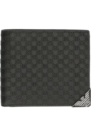 Emporio Armani Man Leather Wallet Uomo Y4R167YQ82X-80001 Nero