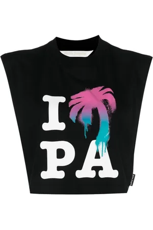 Palm Angels T-shirt Donna I Love Pa