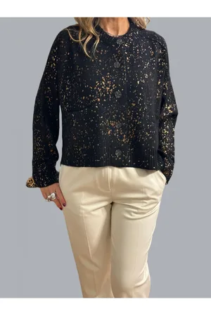 eco Cardigan Donna d80106_nero Acrilico