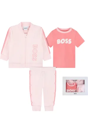 HUGO BOSS Completo Bambina T-shirt, pantaloni e cardigan