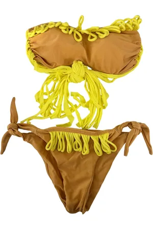 FRANCESCA CONOCI Costume da bagno Donna 0001_archetti_fluo_giallo Poliestere