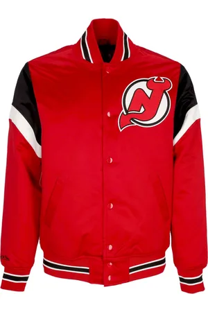 Mitchell & Ness Giubbotto Bomber Uomo Nhl Heavyweight Satin Jacket Nejdev