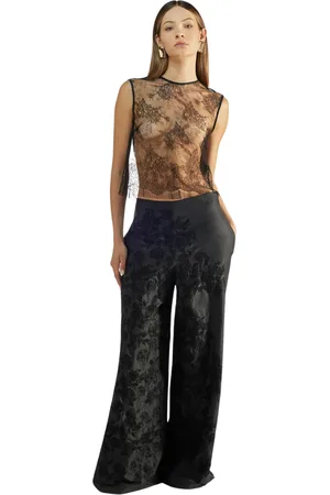 LIVIANA CONTI Pantalone Donna ricamato