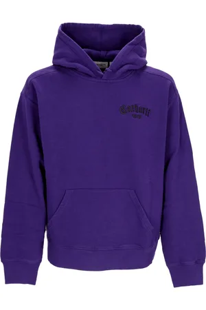 Carhartt Felpa Cappuccio Uomo Onyx Script Hooded