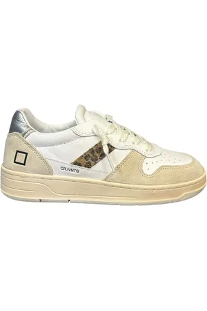 D.A.T.E. Donna COURT 2.0 VINTAGE CALF WHITE-LEOPARD
