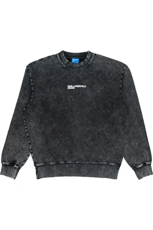 Karl Lagerfeld Felpa Regular Fit Uomo Acidwash