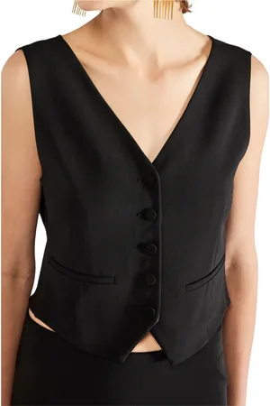 ERIKA CAVALLINI Gilet Donna con schiena scoperta